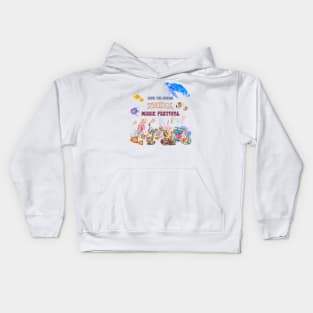 Tortuga music festival Kids Hoodie